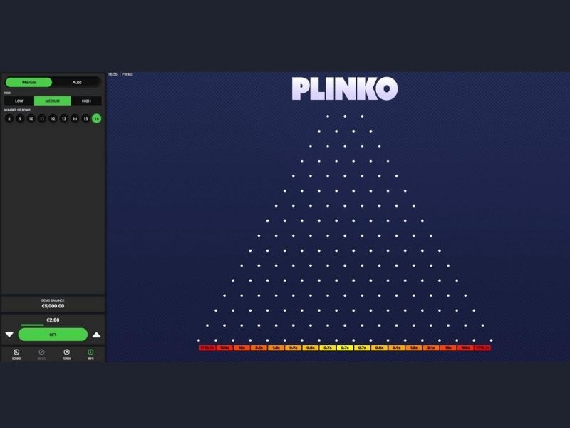 Jouer à Plinko en mode démo